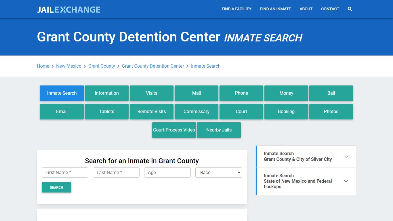 Grant County Detention Center, NM Inmate Search: Roster & Mugshots