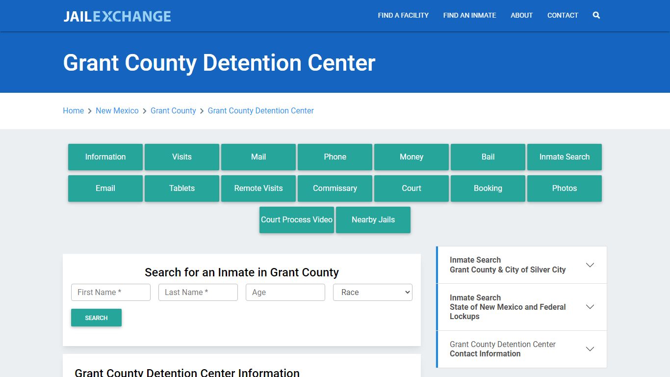 Grant County Detention Center Roster Lookup, NM, Inmate Search