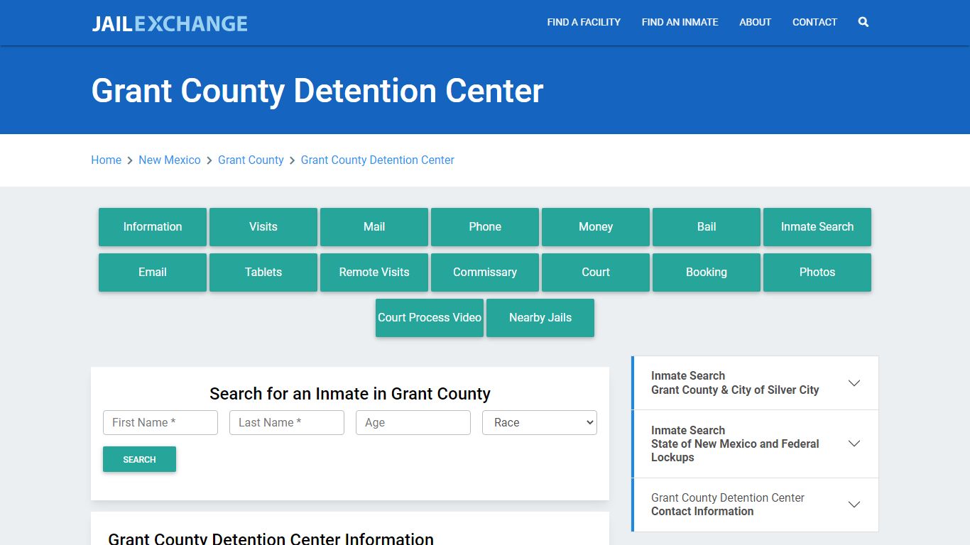 Grant County Detention Center Roster Lookup, NM, Inmate Search